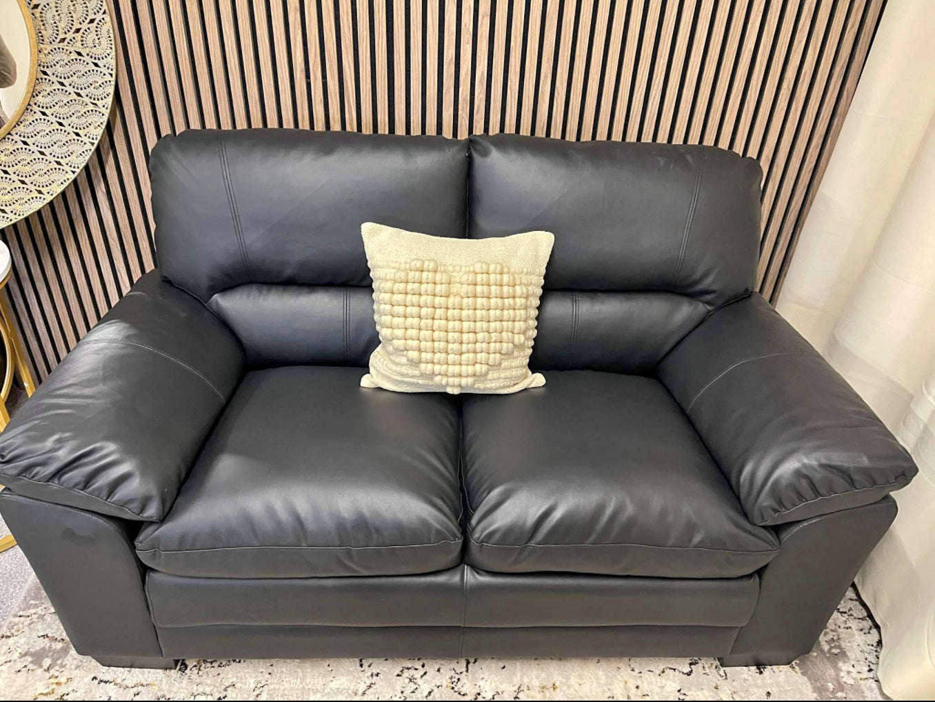 Brown Leather Sofa