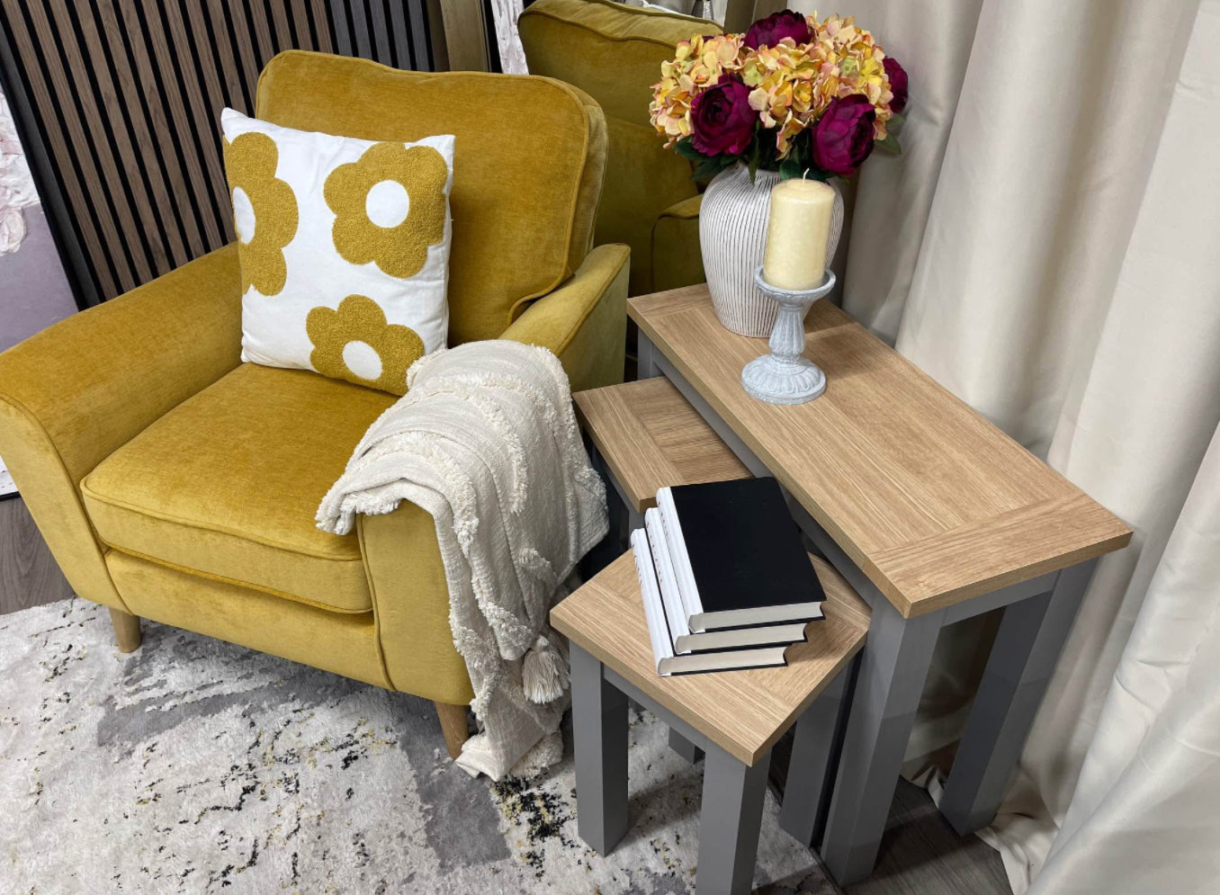 Next Ochre Yellow Stamford Armchair