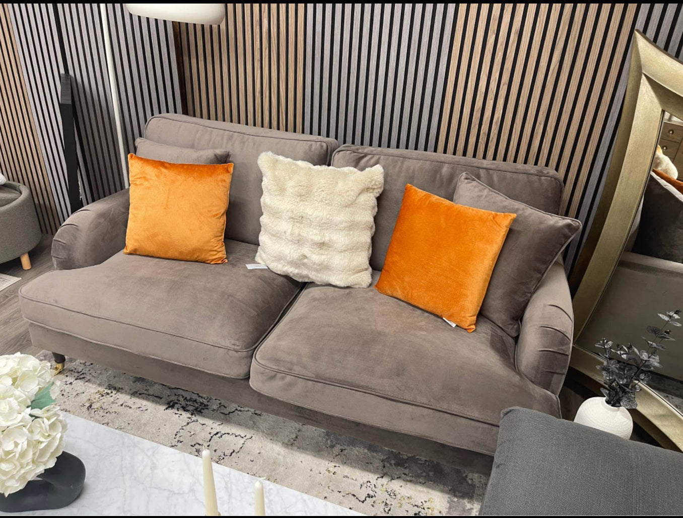 Velvet 3 Seater Sofa