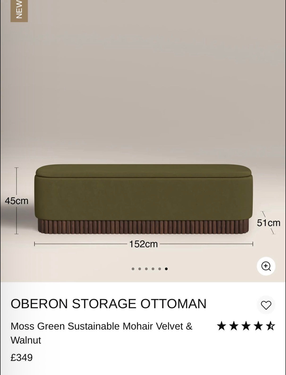 Oberon Storage Ottoman