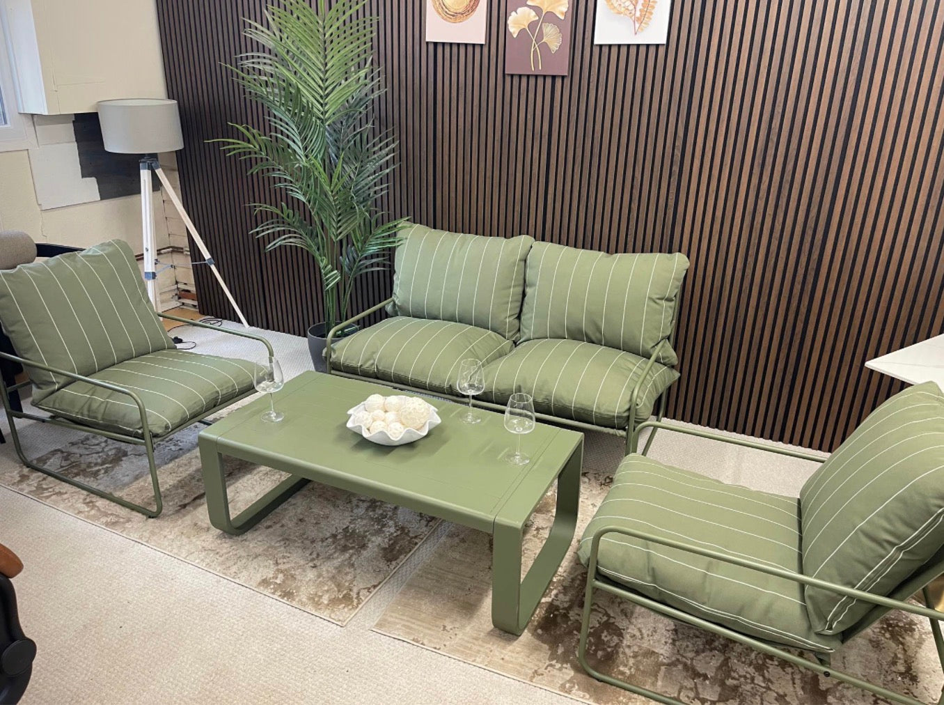 Olive Green Garden Set