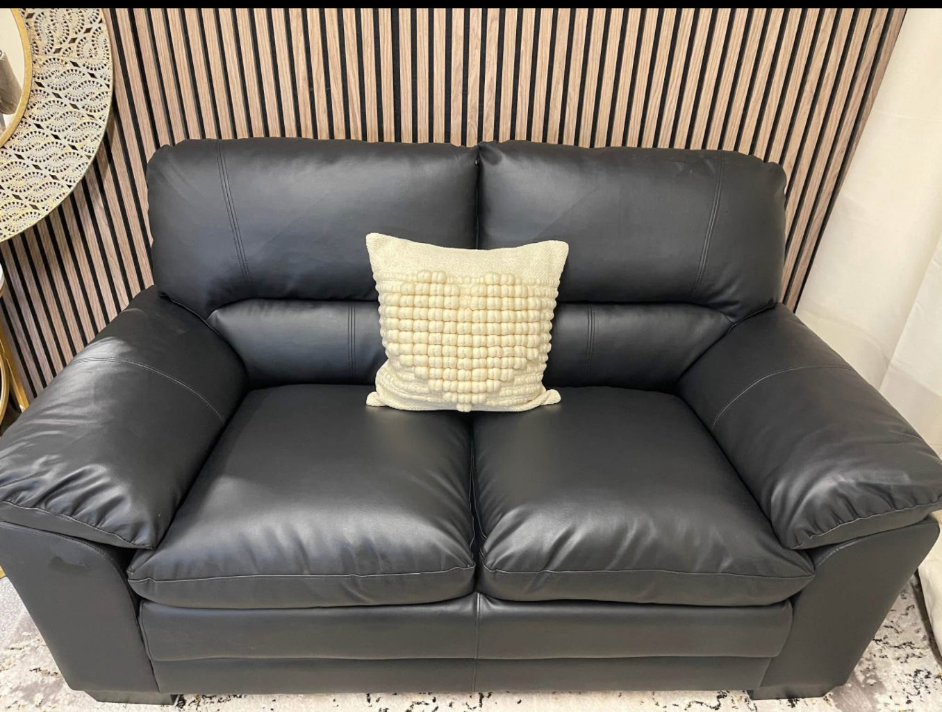 Brown Leather Sofa