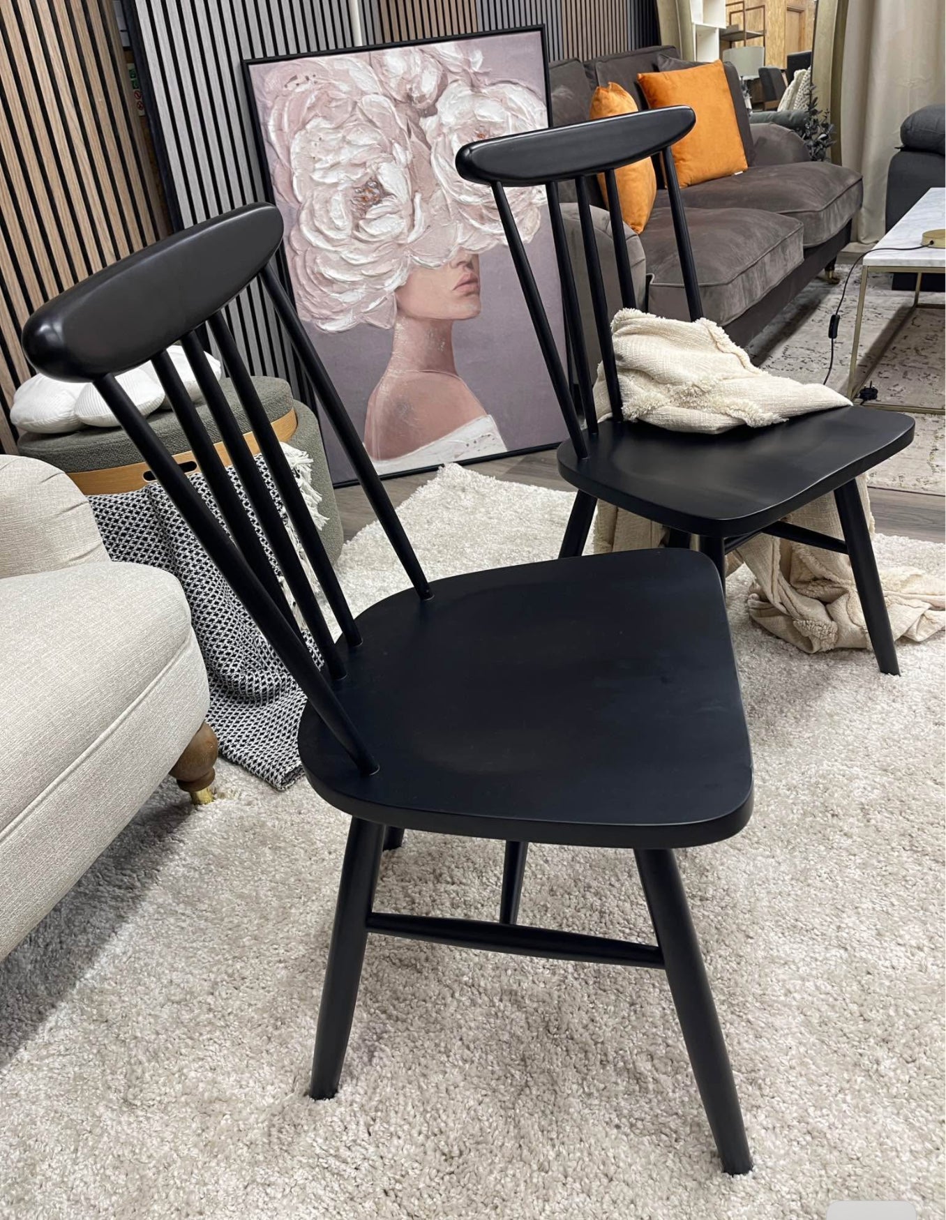 Next Dining Wooden Chairs x2