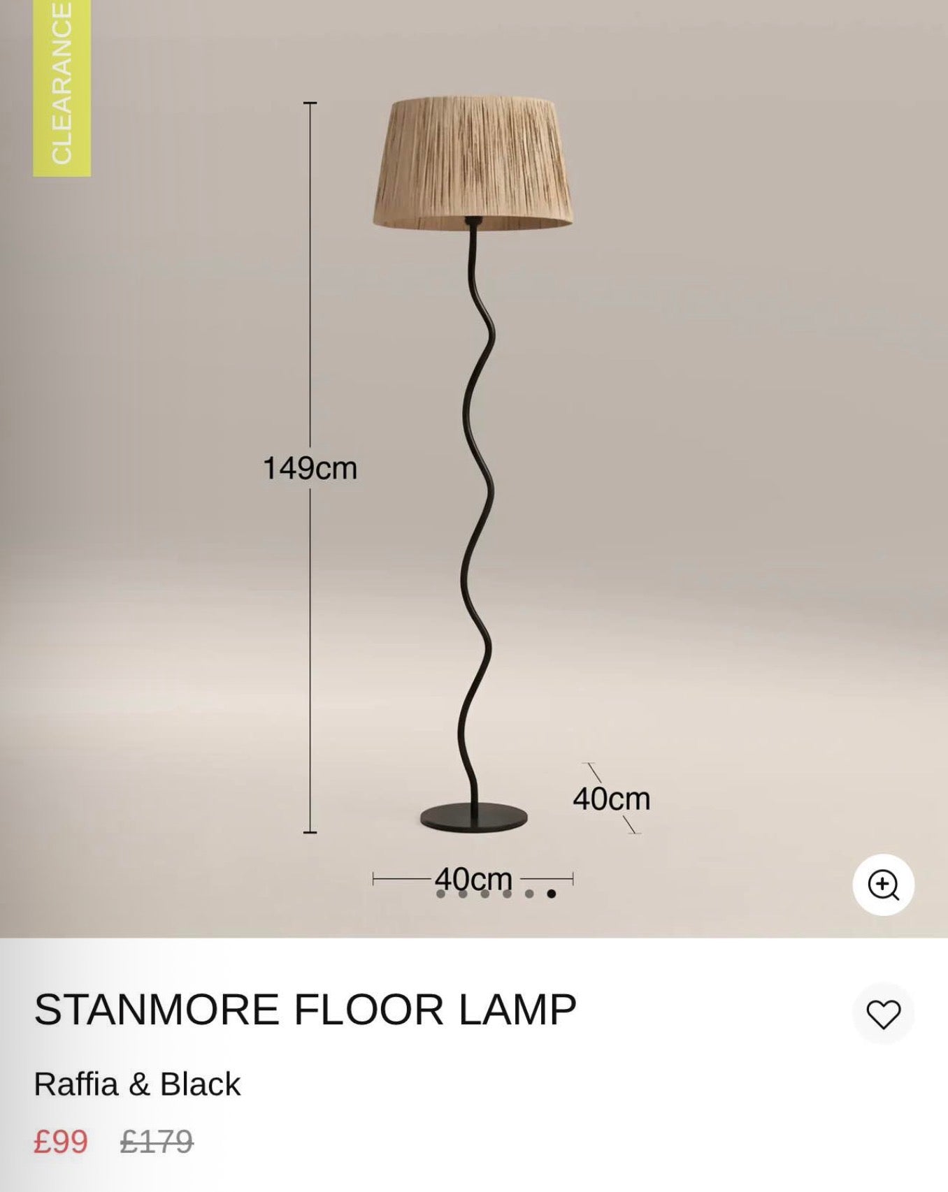 Raffia Floor Lamp