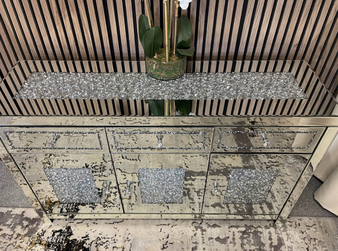 Mirrored Sideboard