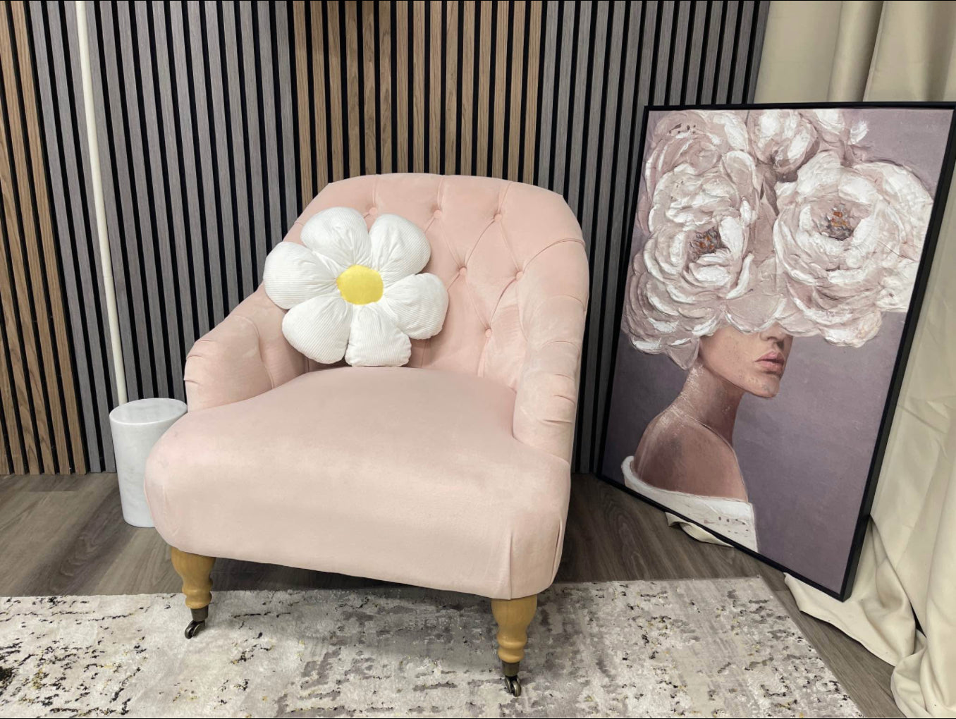 Next Blush Pink Accent Chair