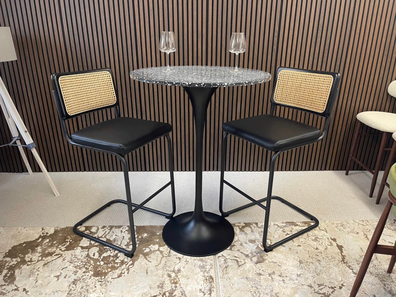 Marble Top Bar Table Only