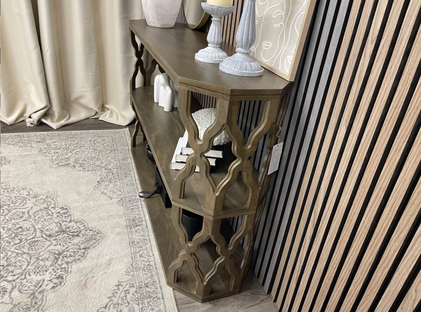 Laura Ashley Solid Mango Wood Console Table