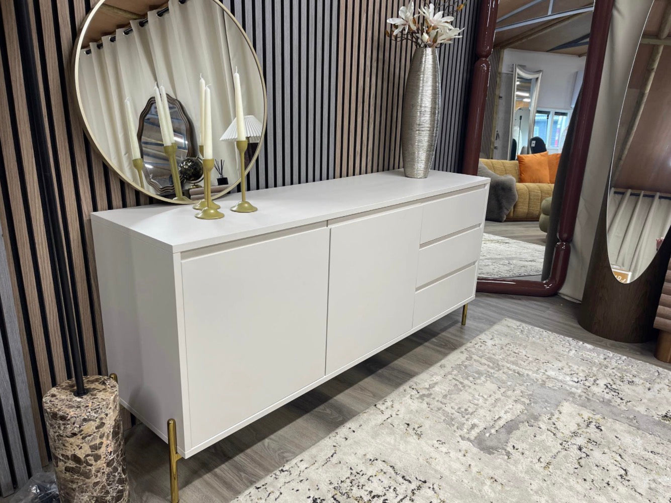 Large White Sideboard