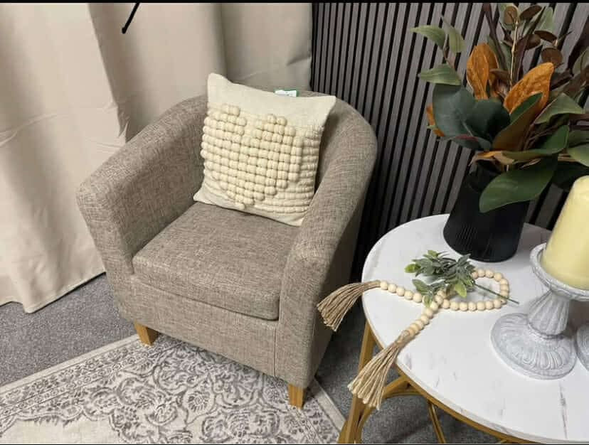 Grey Tub Chair