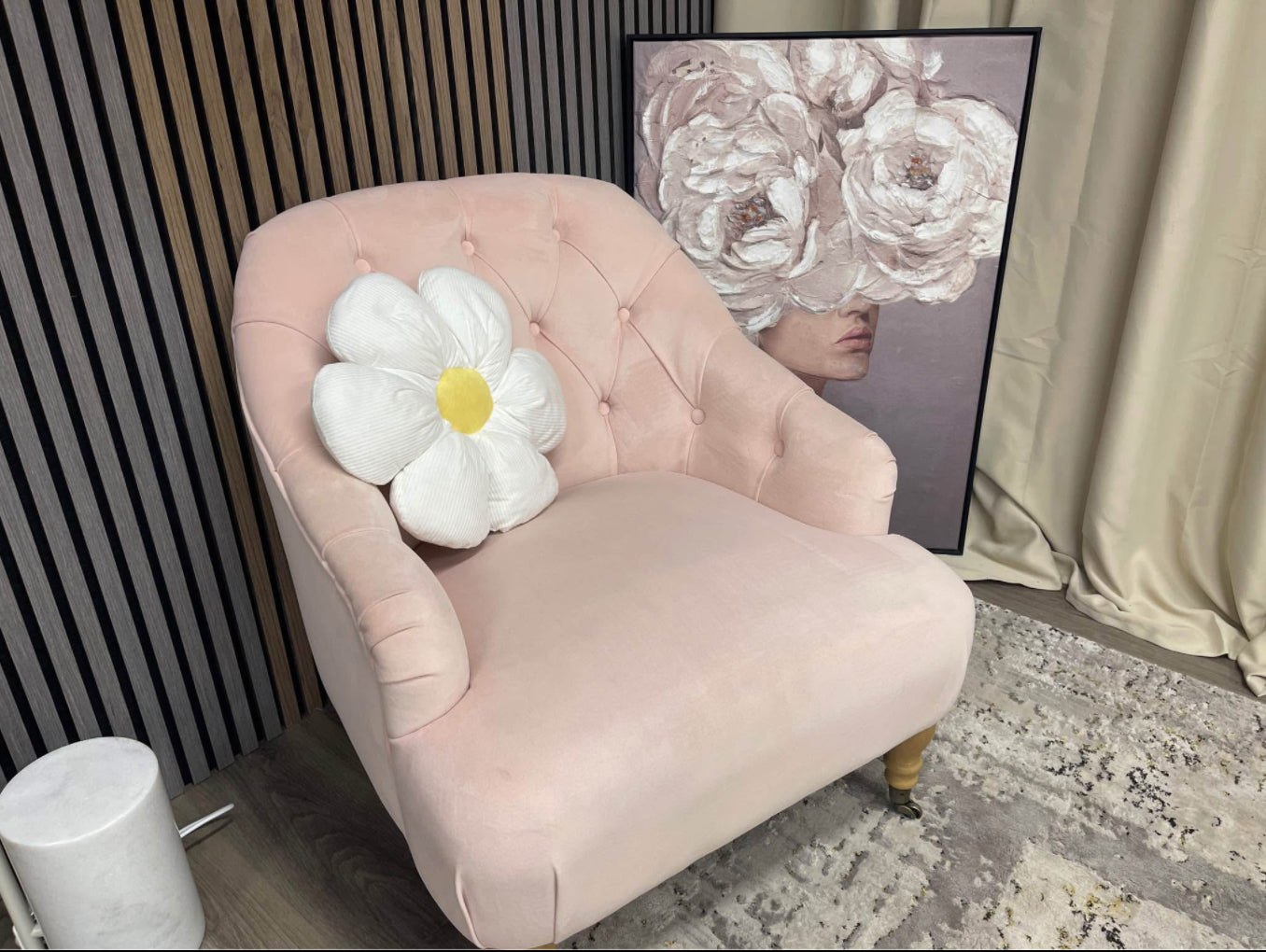 Next Blush Pink Accent Chair