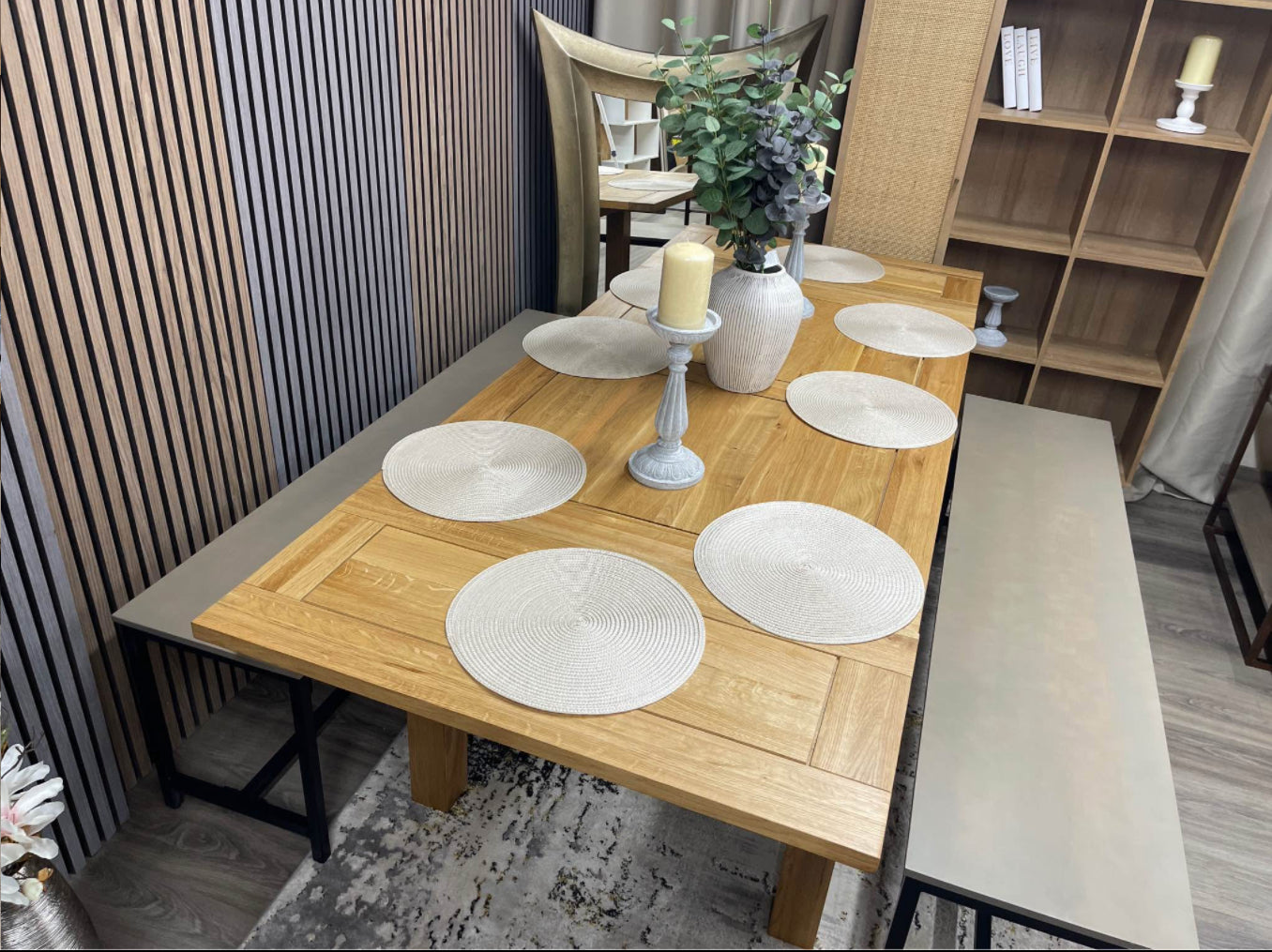 Oak Furniture Land Extendable Dining Table