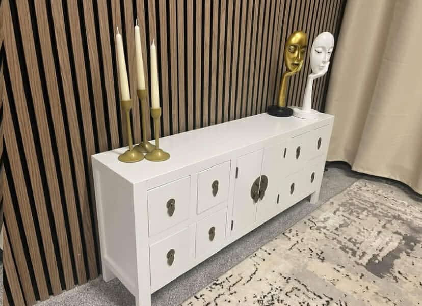 White Sideboard/ Tv stand