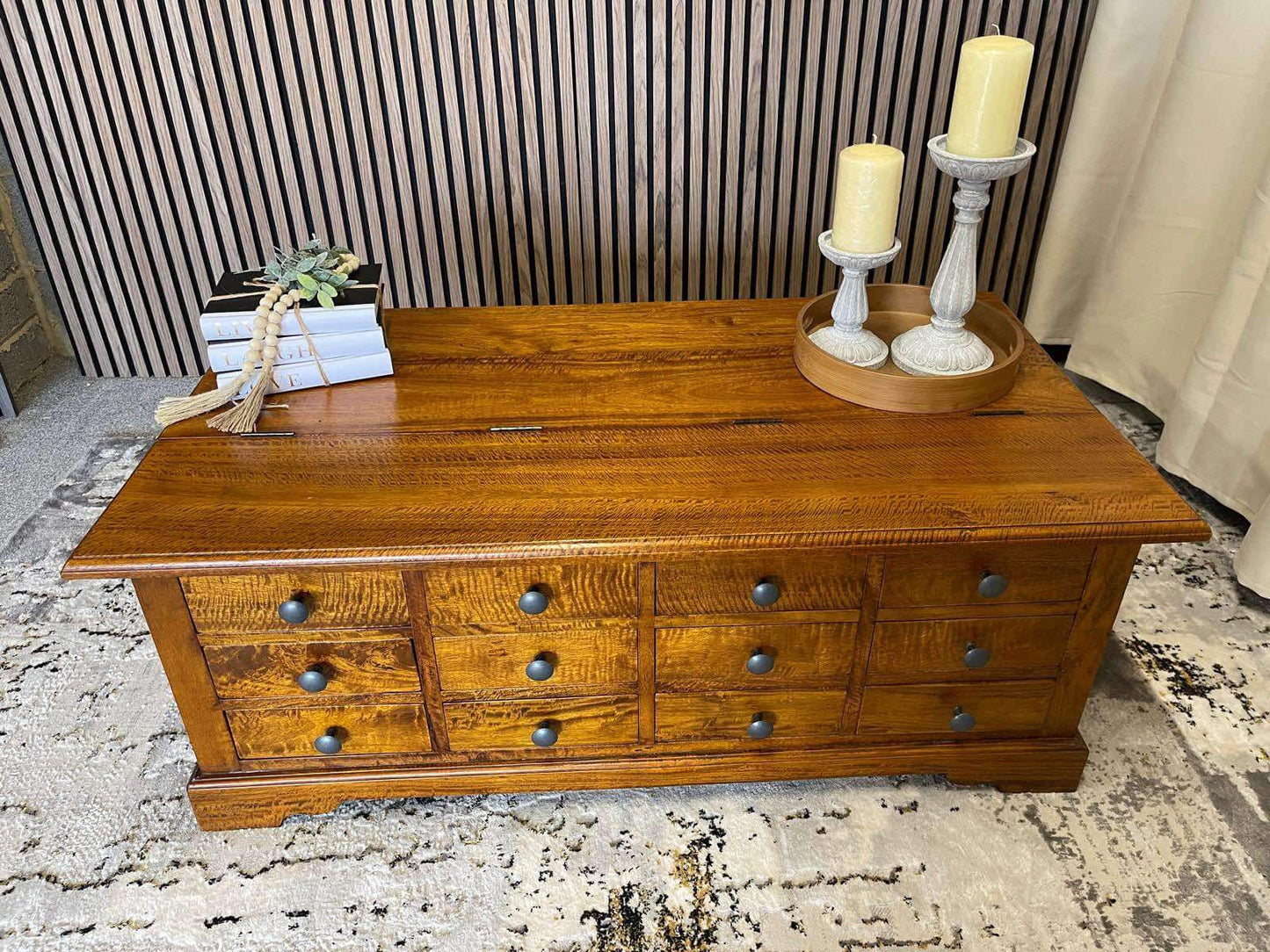 Mahogany Wood Coffee Table