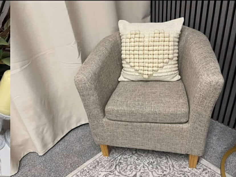 Grey Tub Chair
