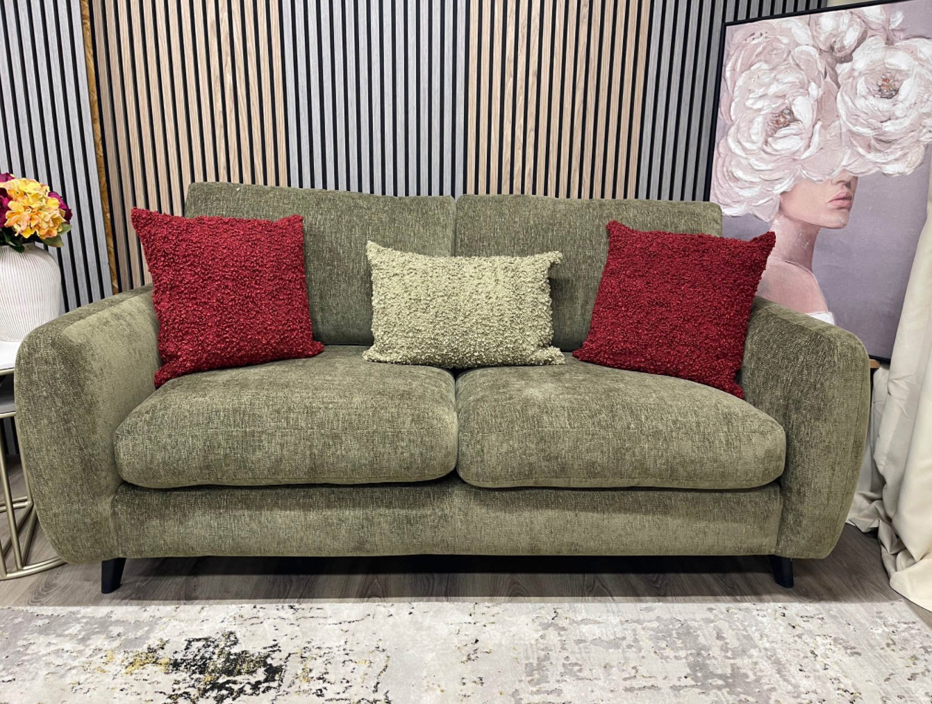 Next Aiden Moss Green Sofa