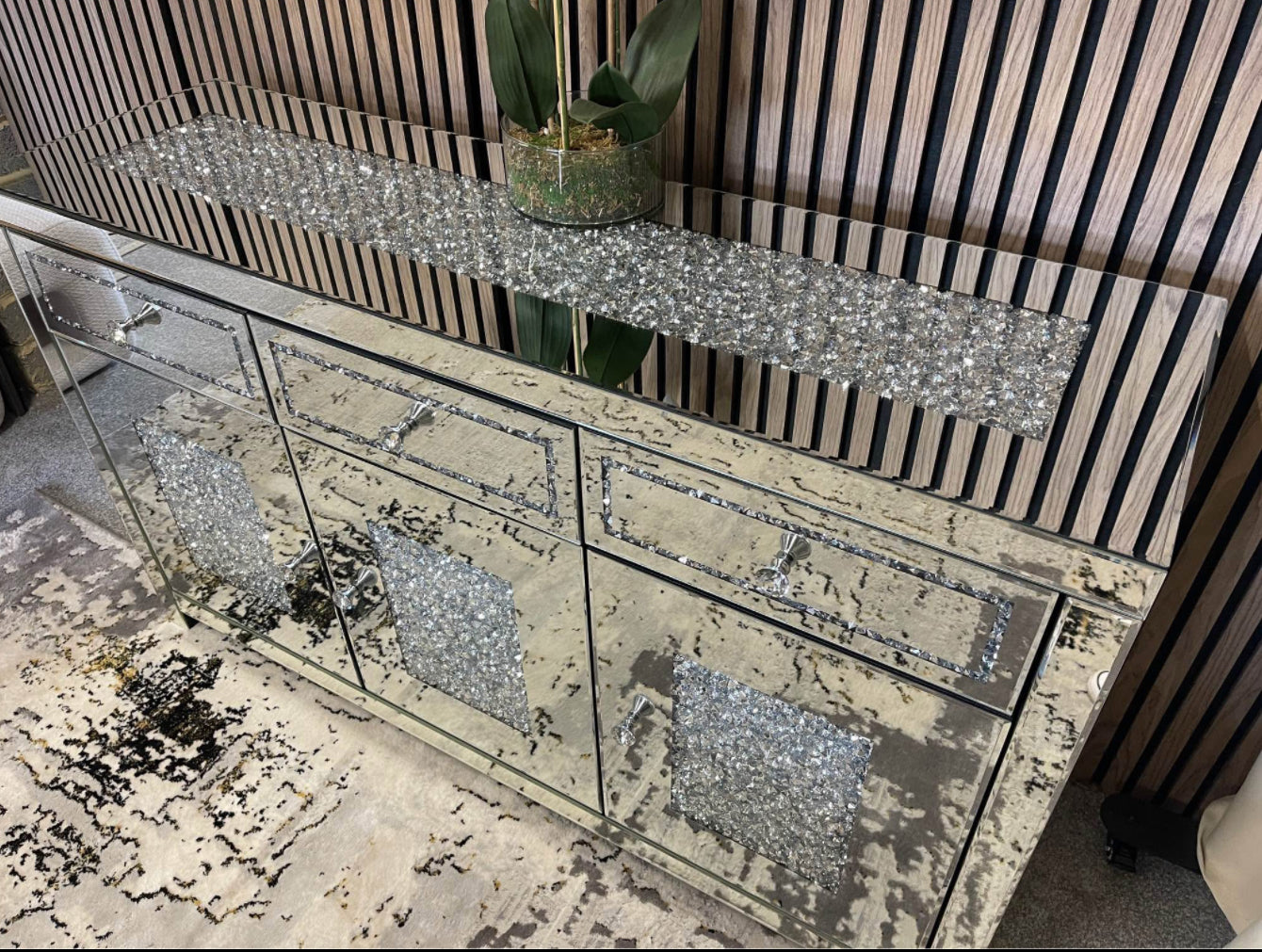 Mirrored Sideboard