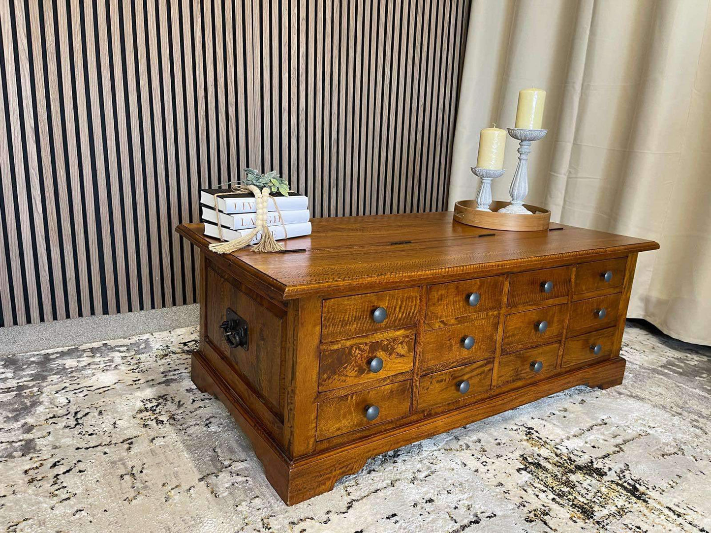 Mahogany Wood Coffee Table