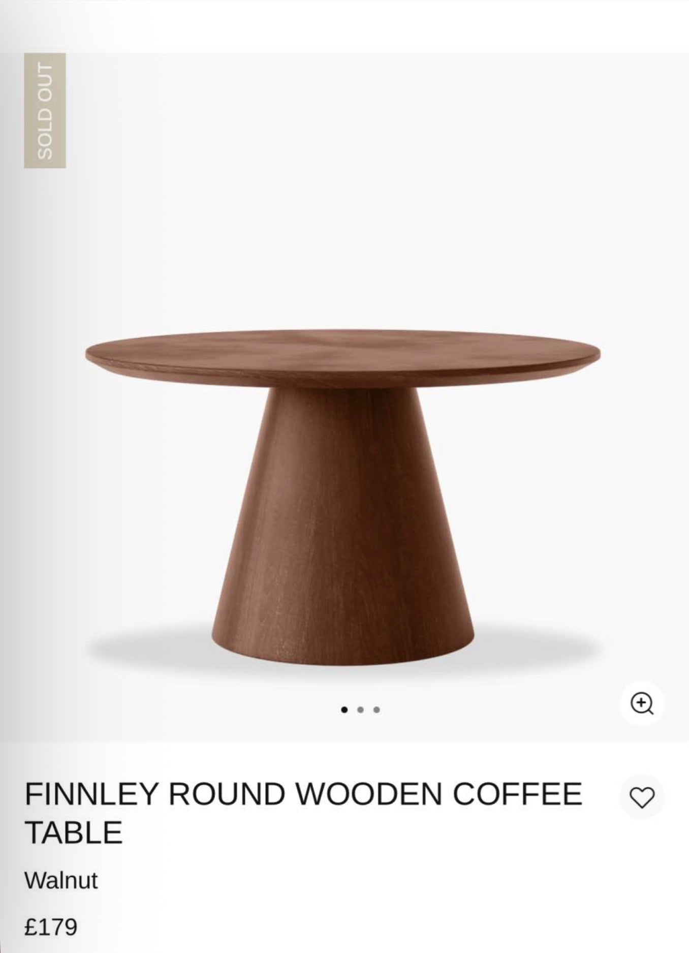 Cult Furniture Round Coffee Table