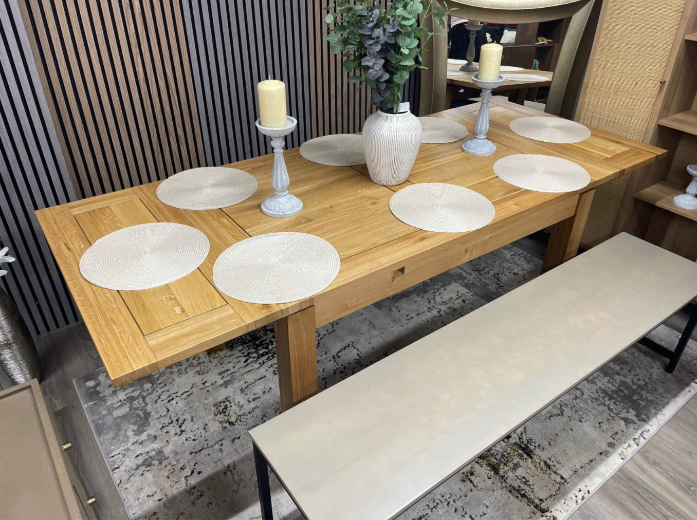 Oak Furniture Land Extendable Dining Table