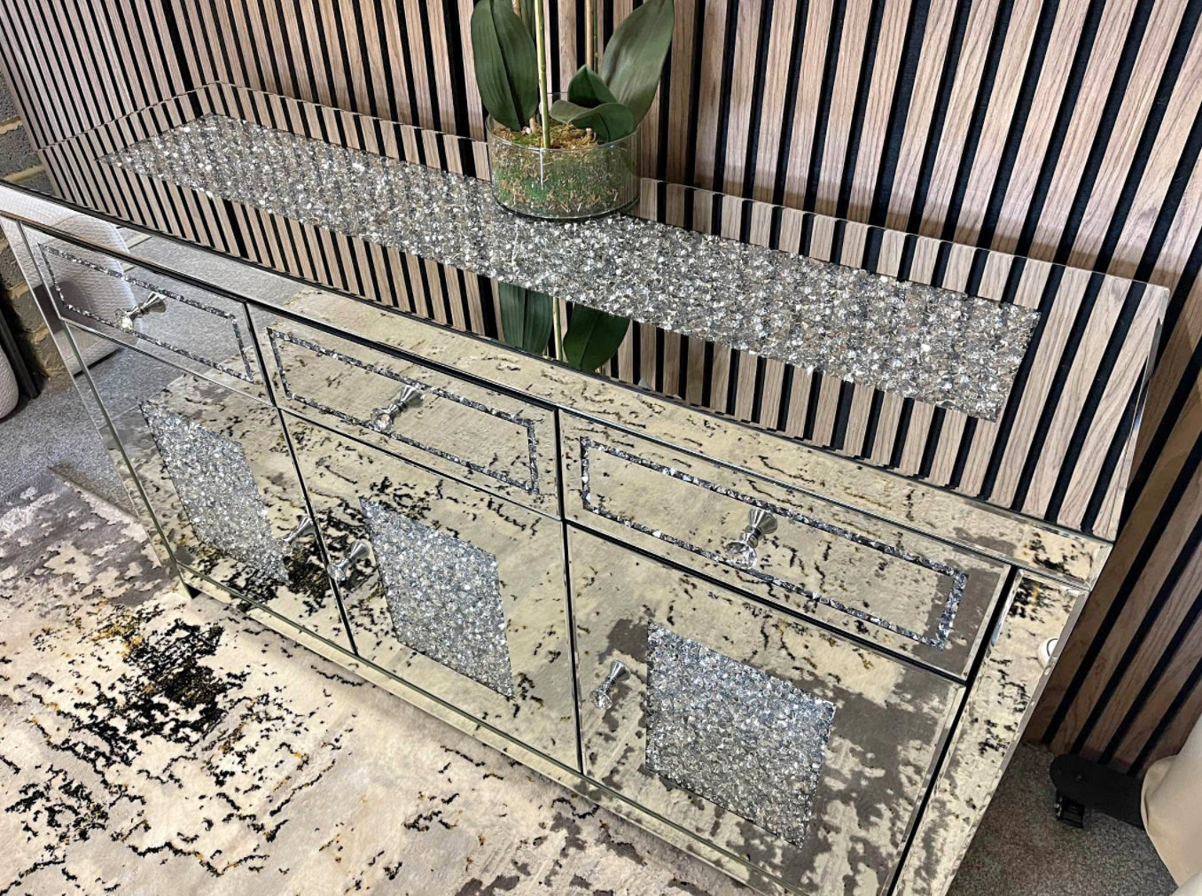 Mirrored Sideboard