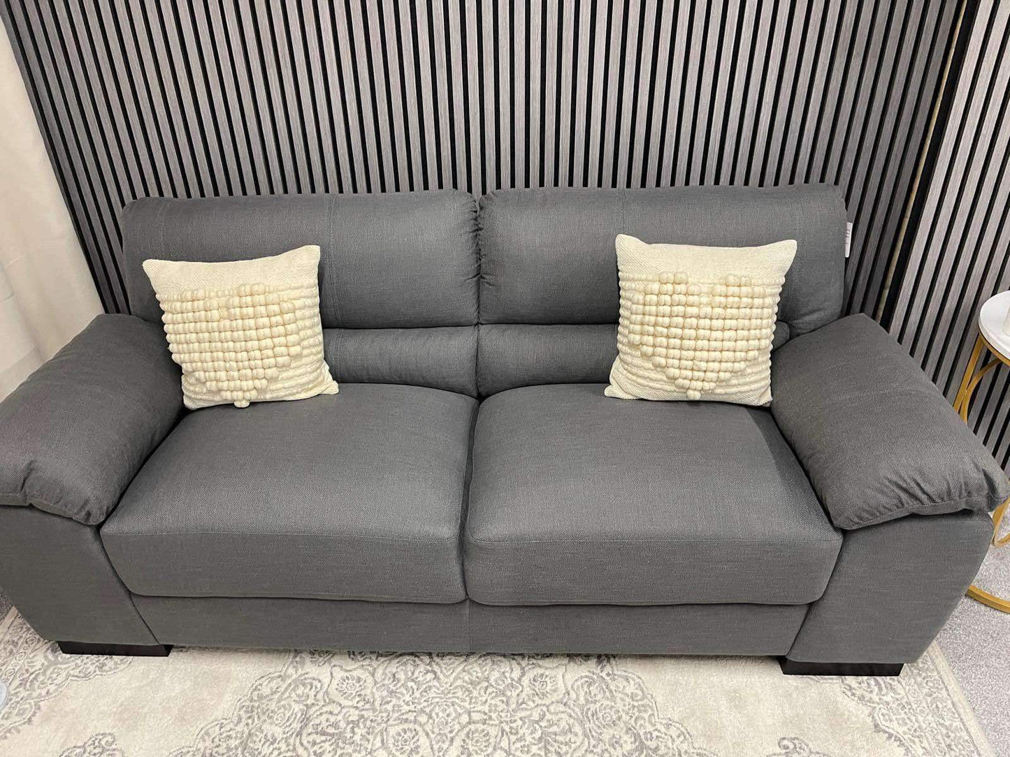 Grey 3 seater sofa