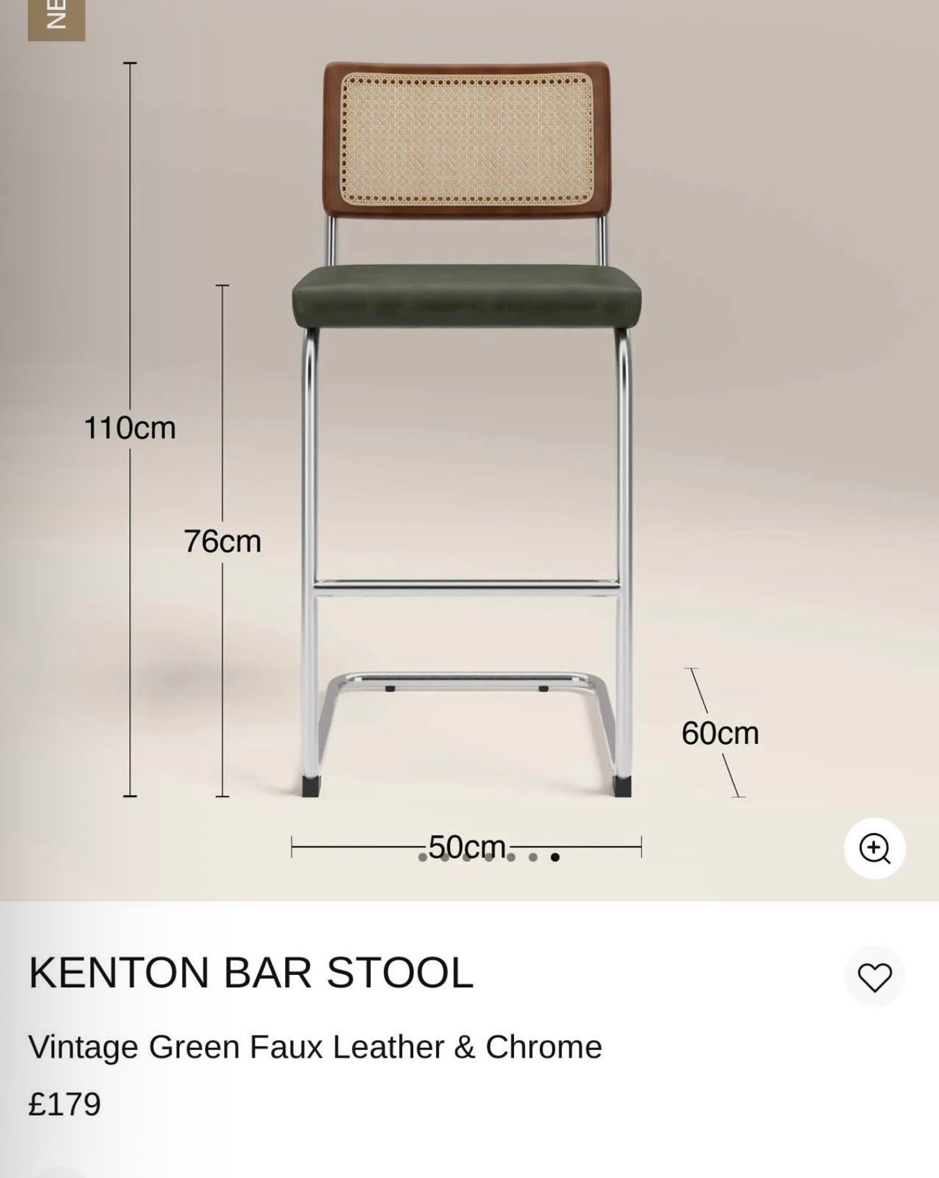 Kenton Barstools x3