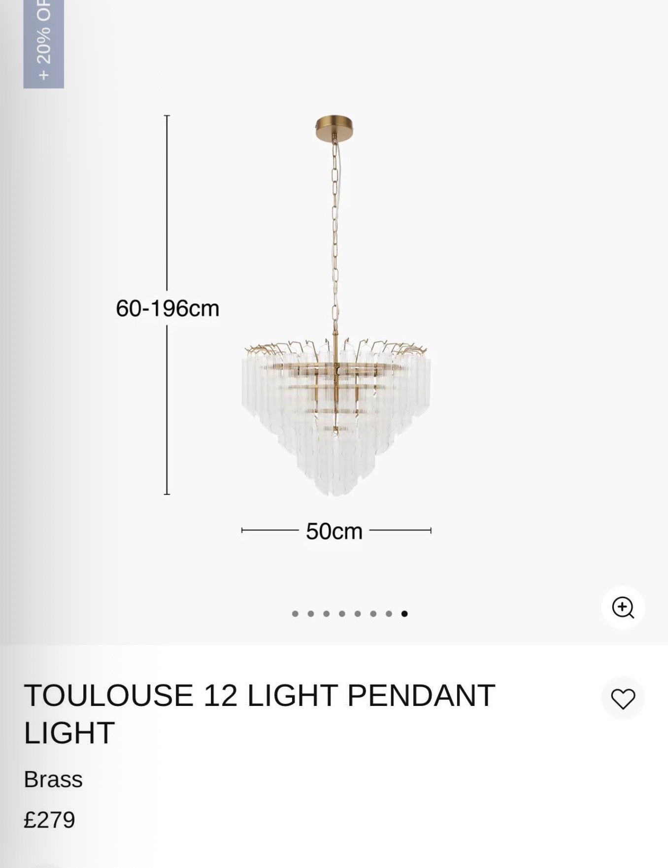 Toulouse 12 Light Pendant Light