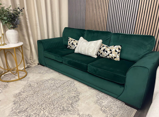 DFS Velvet 4 Seater Sofa