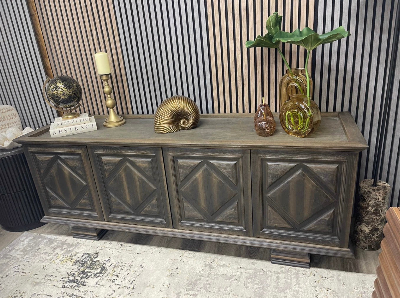Dark Walnut Large Sideboard