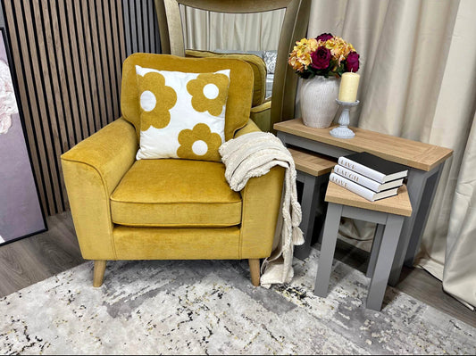 Next Ochre Yellow Stamford Armchair