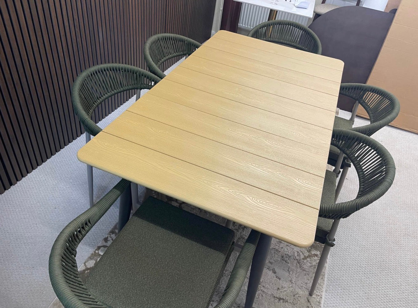 6 Seat Garden Dining Set