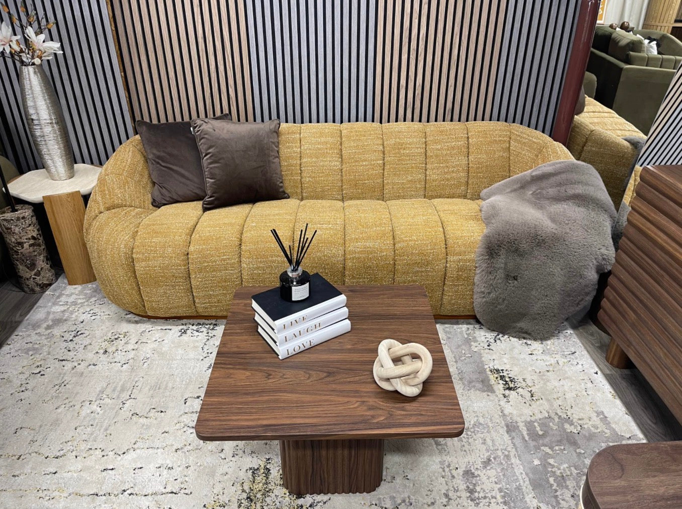 Walnut Square Coffee Table