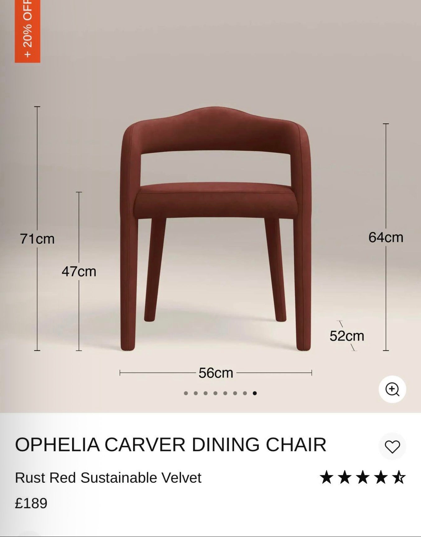 Dining Carver Chairs £50 per chair