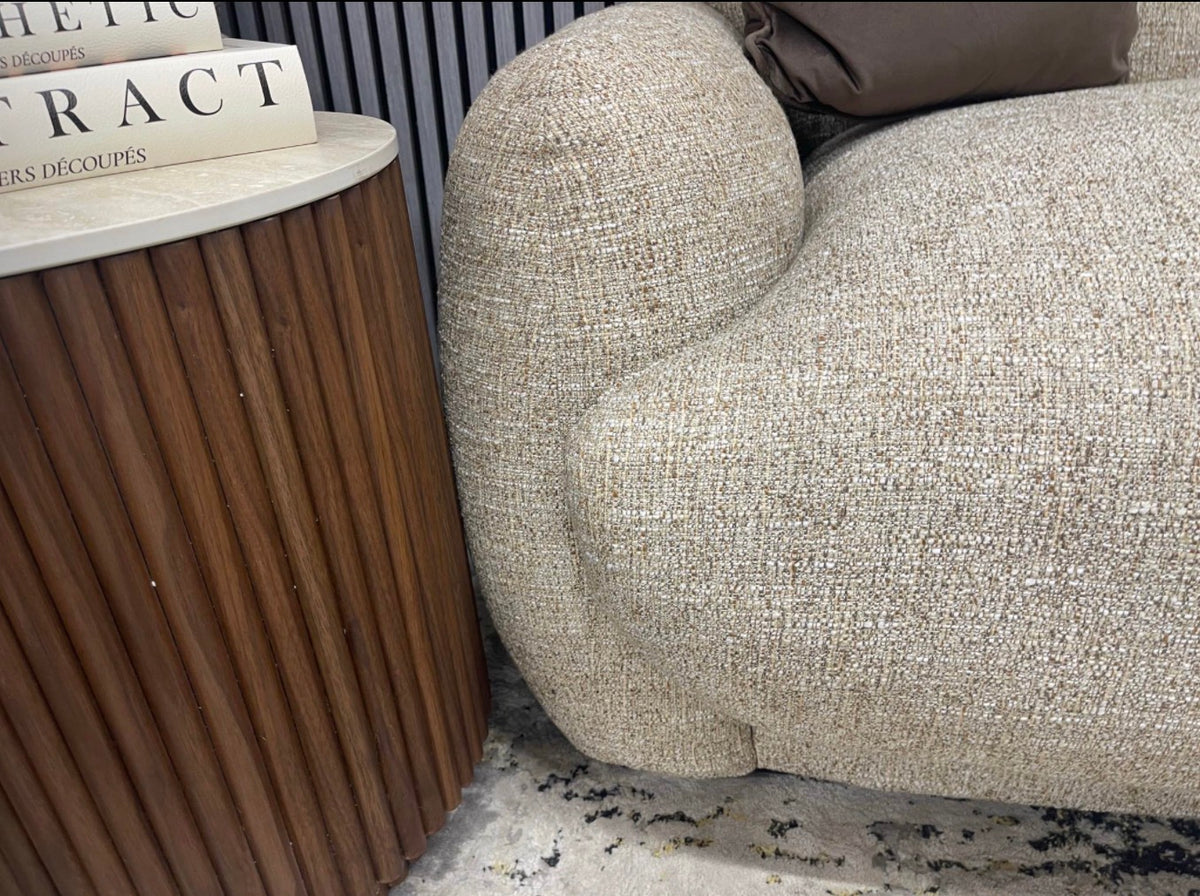 Cloud Latte Boucle 3 Seater Sofa