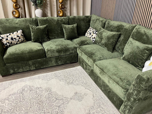 Green Corner Sofa