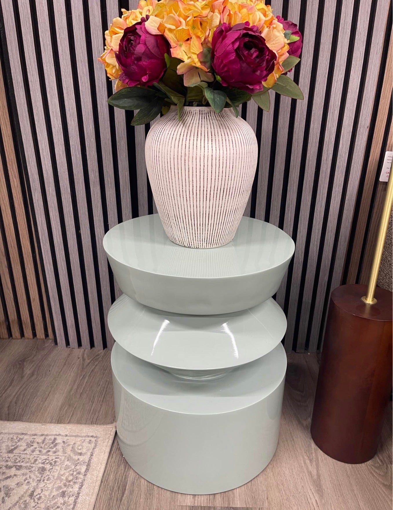 Gloss Sky Blue Side Table