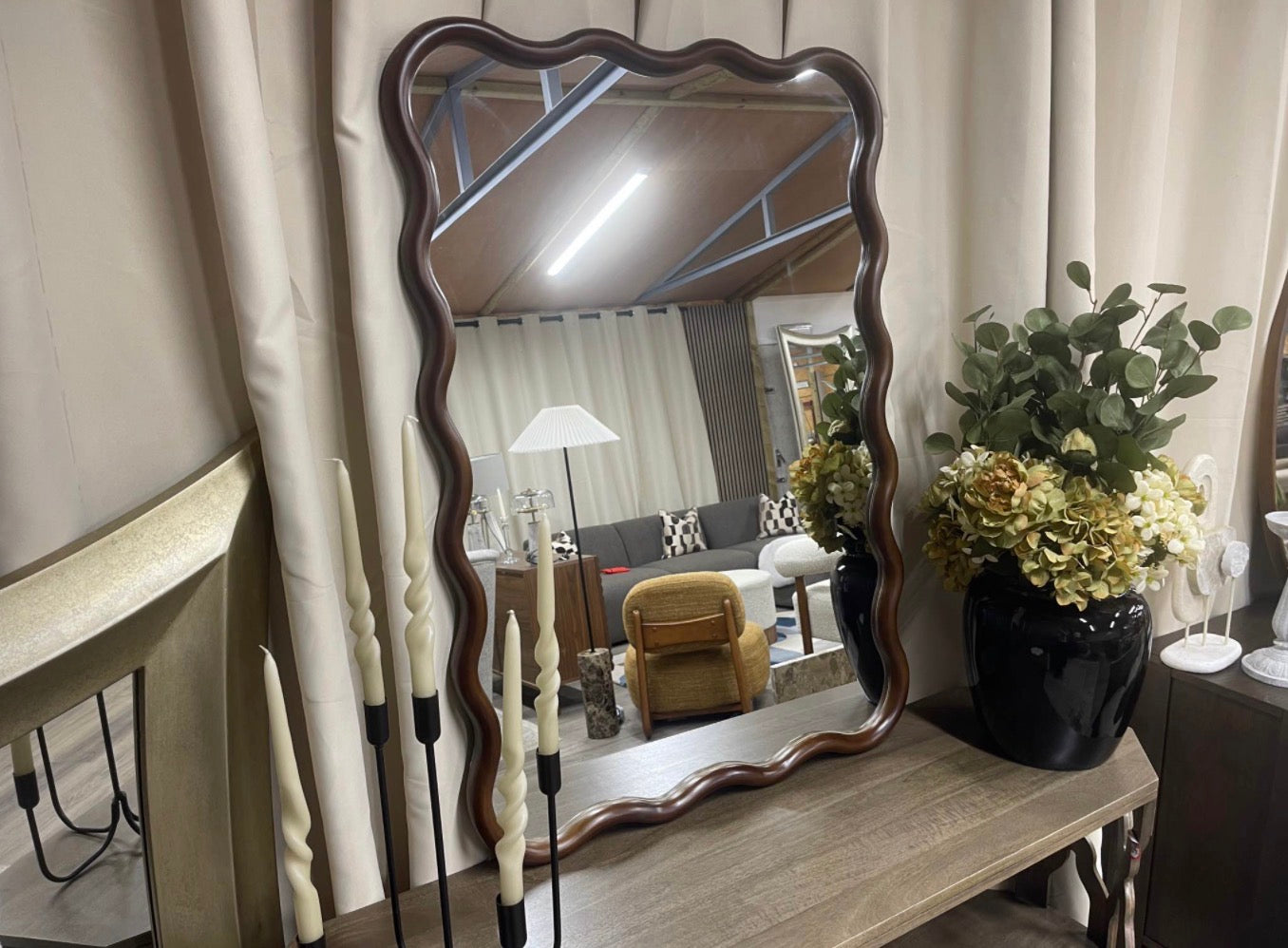 Wavy Wall Mirror