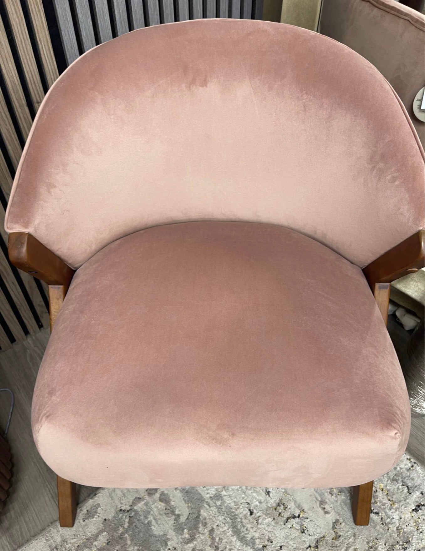 Kira Blush Pink Accent Chair