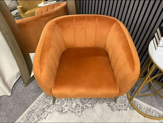 Orange Accent Sofa