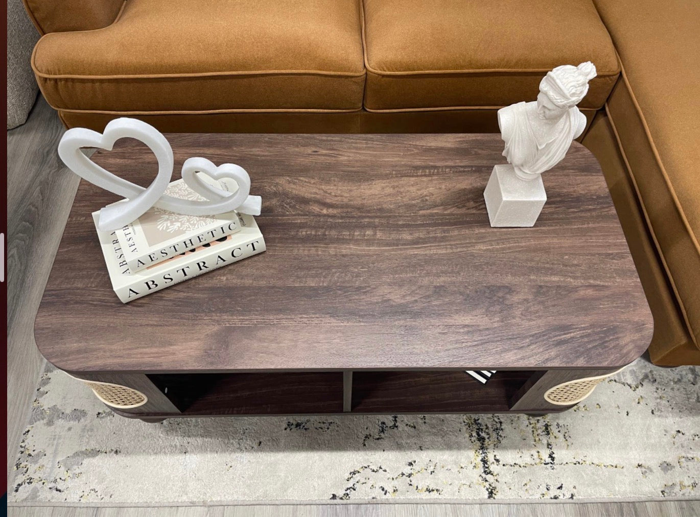 Rectangle Wooden Storage Coffee Table