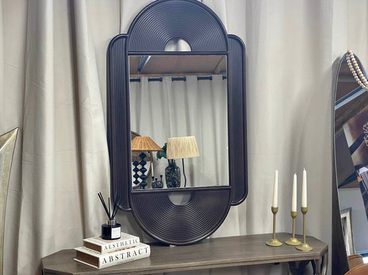 Margot Dark Walnut Wall Mirror