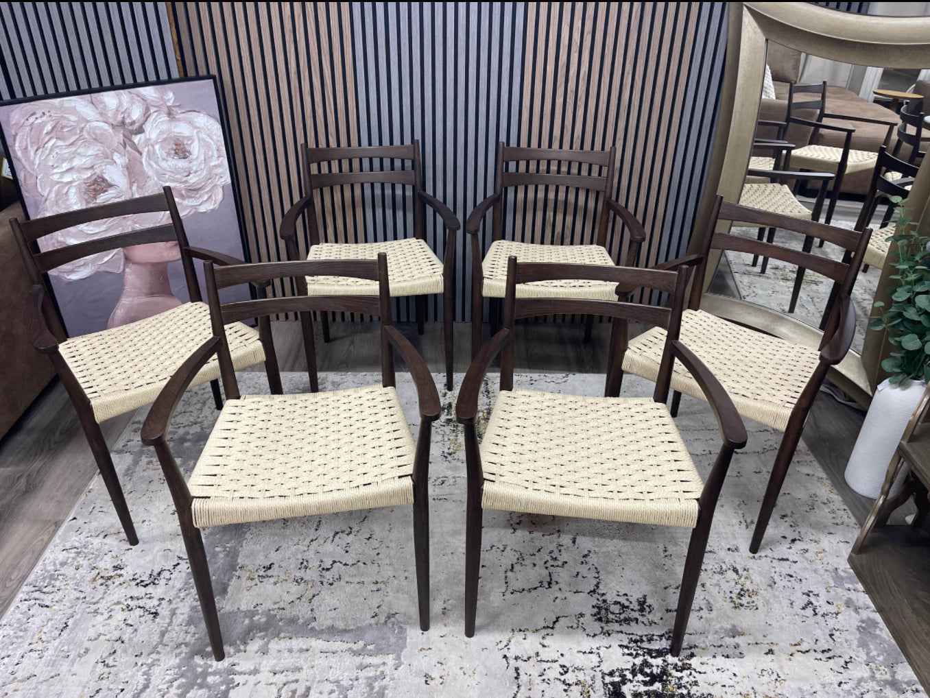 Cult Furniture Carver Dining Chairs x6
