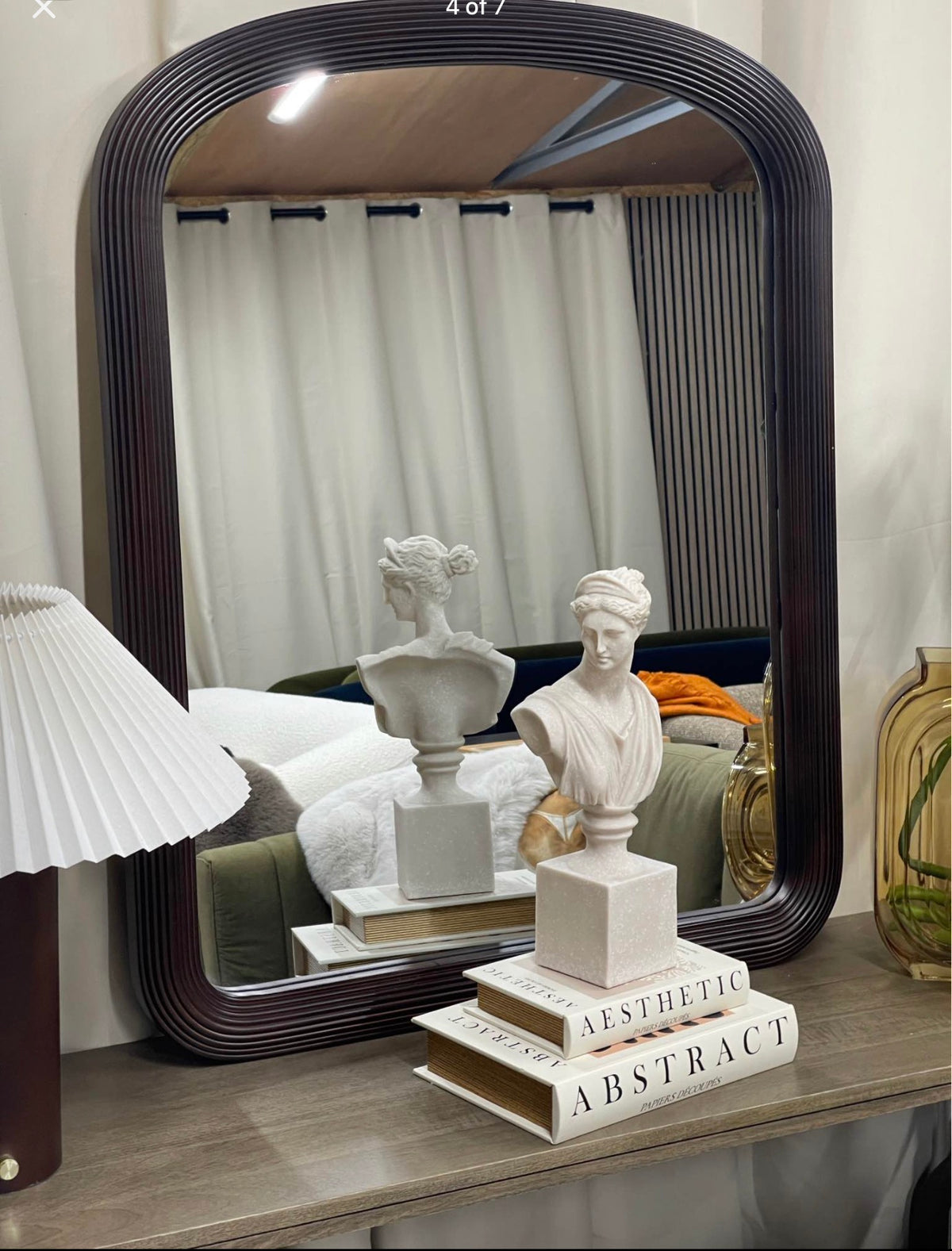 Ciara Ribbed Arch Wall Mirror