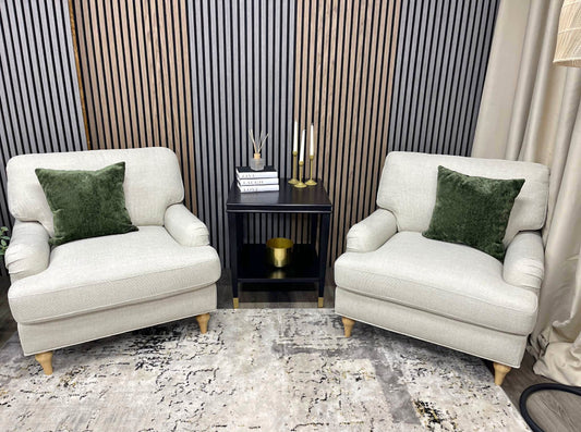 Dusk Hampshire Armchairs x2