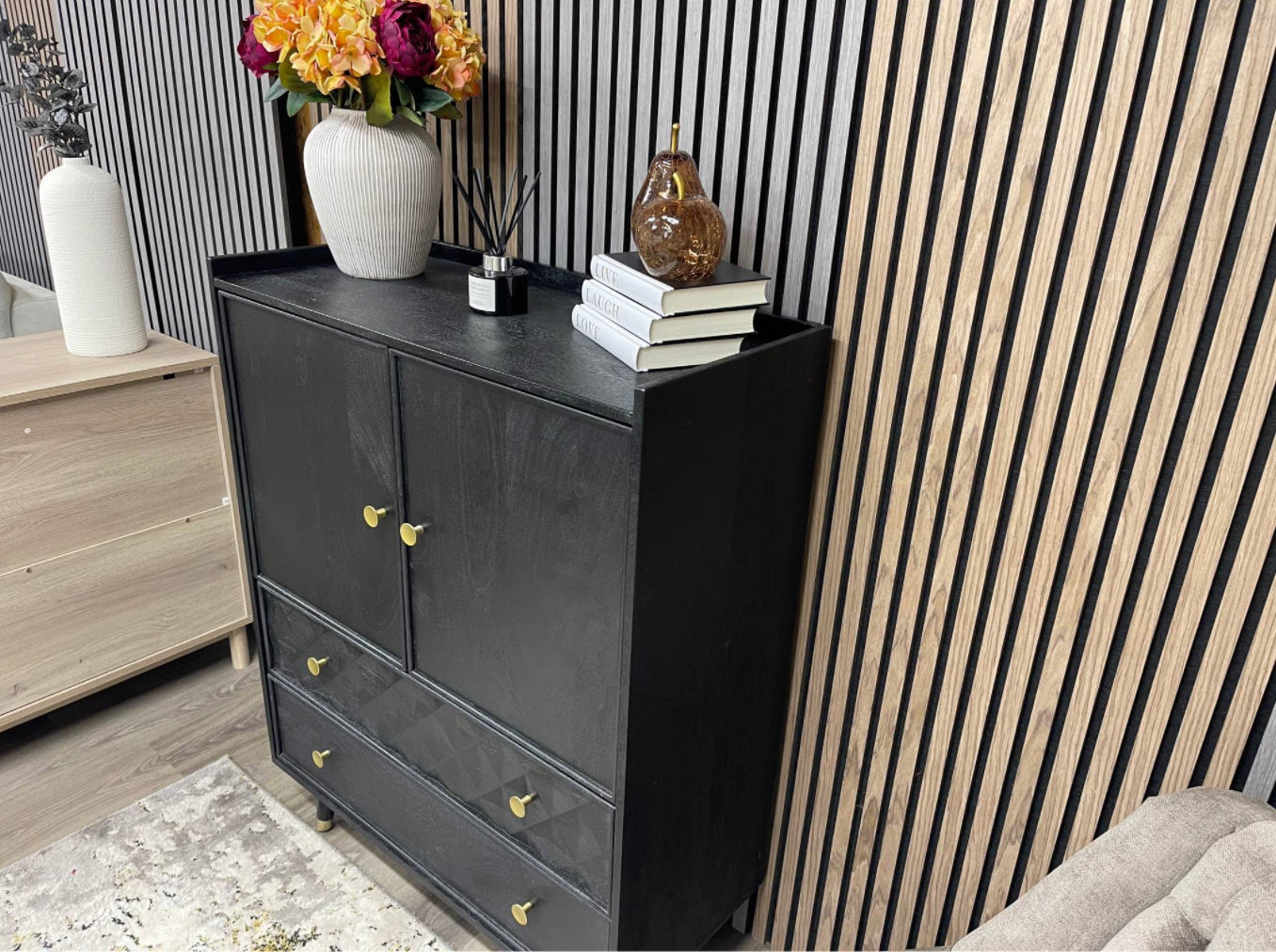 Next Lloyd Mango Wood Cabinet