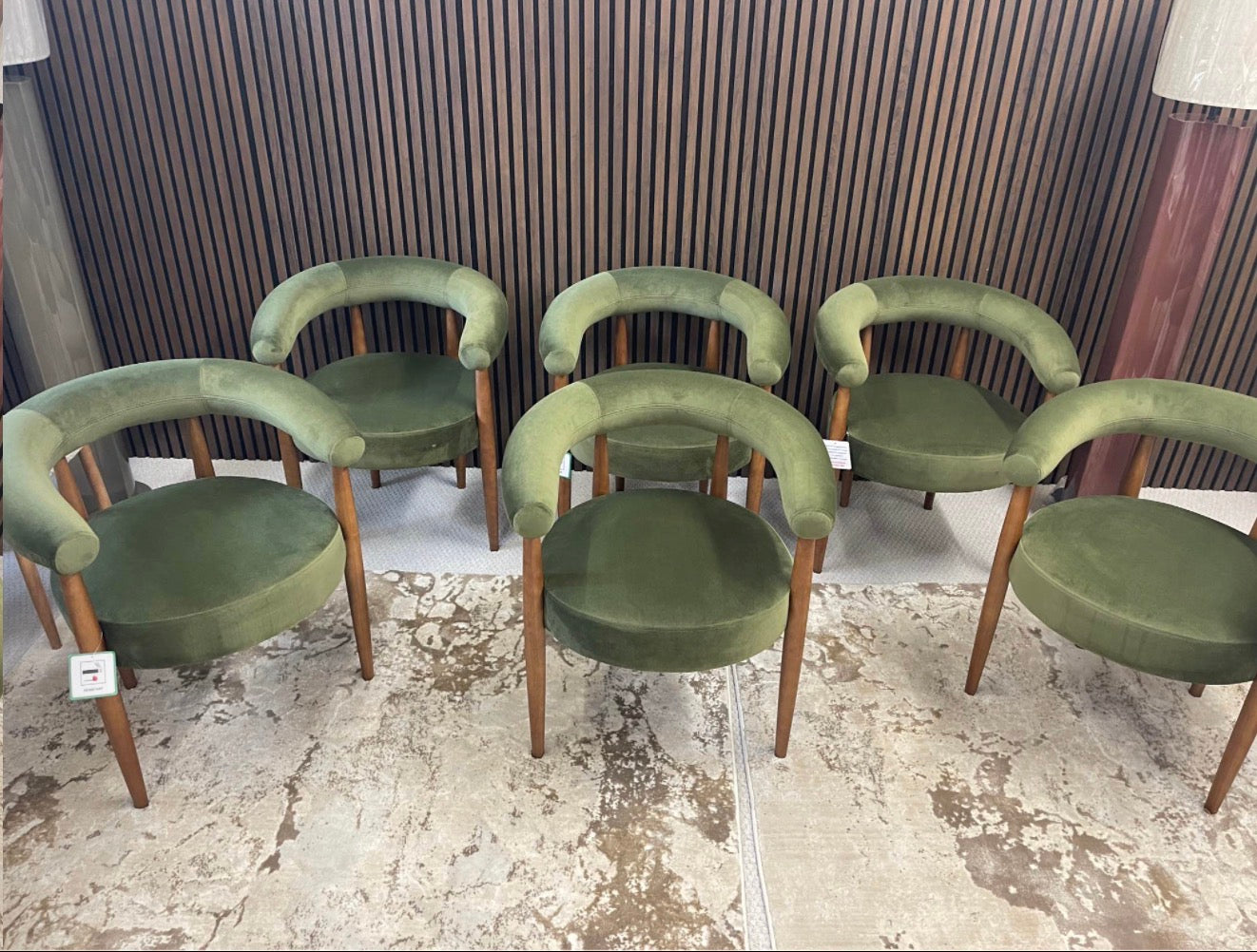 Elan Carver Dining Chairs x6