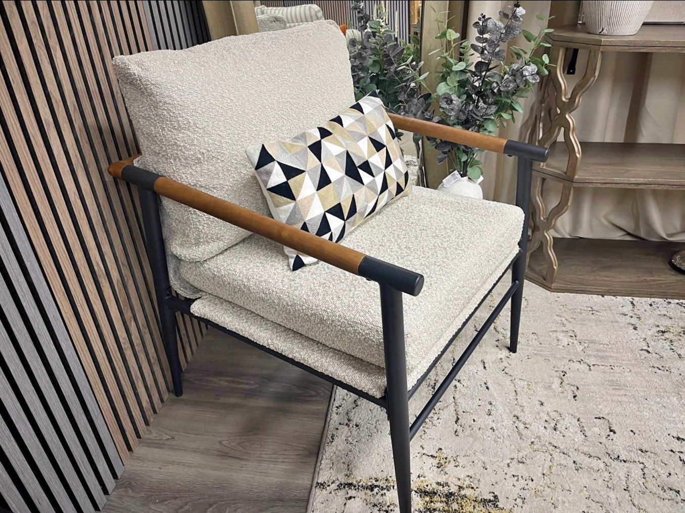 Boucle Armchair