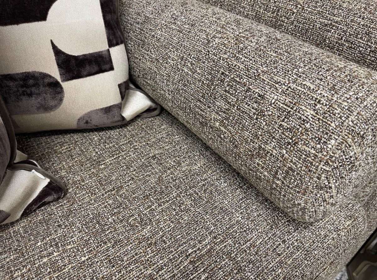 Speckled Cappuccino Boucle 3 Seater Sofa