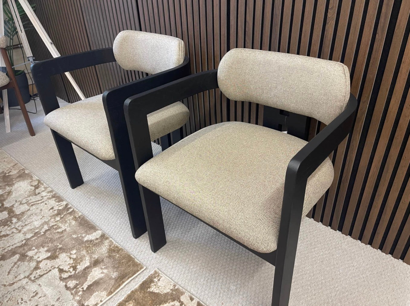 Hallie Carver Dining Chairs x2